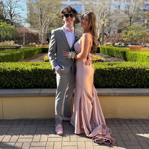 NWOT [J°S. A. Bank] Pink Bow Tie & Shoe Bundle | HoCo + Prom | Mens Loafers 10.5 - Picture 6 of 16